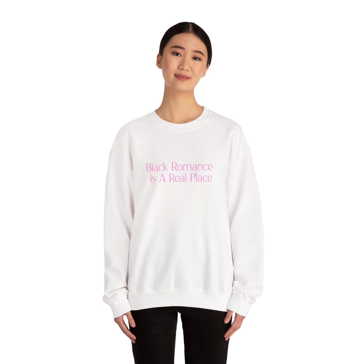 Black Romance Is A Real Place Crew neck
